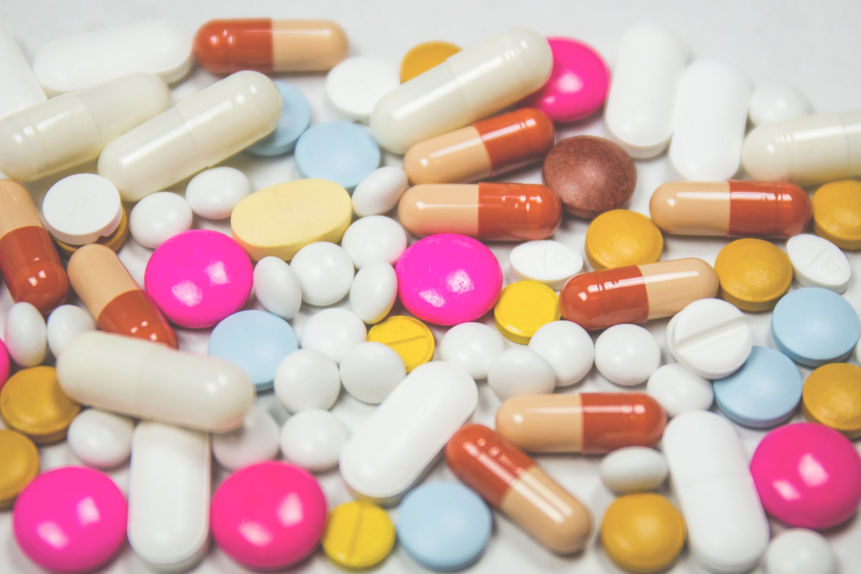 assortment of pills